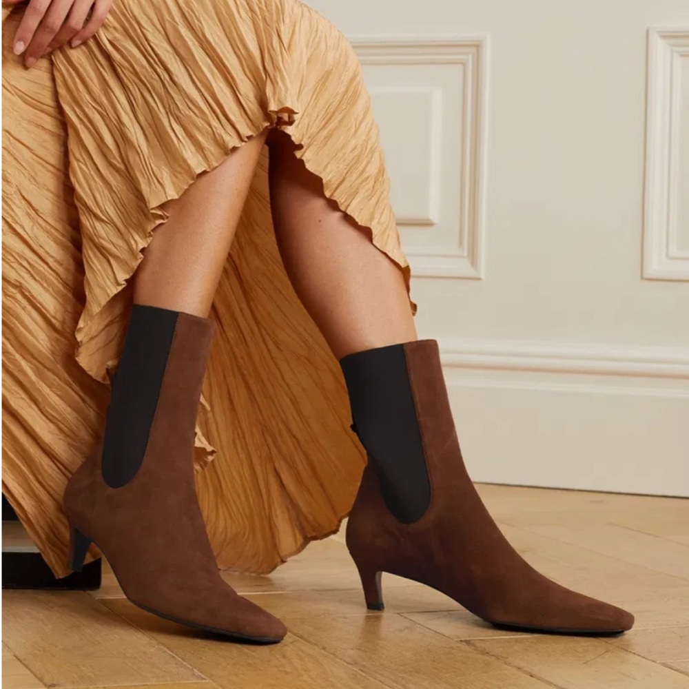 Toteme Brown Ankle Boots
